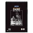 Dark Sketch Book  Spiralli Karton Kapak A5 15 Yaprak Resim Defteri (2598) Gpta