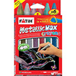 Fatih Metalc Wax Crayons Boya 6  Renk Ksa 50180