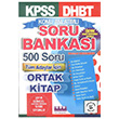KPSS DHBT Konu Anlatml Soru Bankas 500 Soru Tm Adaylar  in Ortak Kitap Bur Yaynevi
