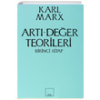 Art Deer Teorileri 1. Kitap Karl Marx Sol Yaynlar