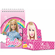 Barbie Spiralli A7 40 Yaprak izgili kili Mini Bloknot (5496) Gpta