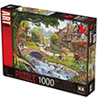 Summer Village Stream 1000 Para Puzzle 20516 Ks Games