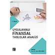 Uygulamal Finansal Tablolar Analizi 4.Bask Gazi Kitabevi