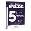 2023 KPSS Lise - nlisans 5 Deneme Genel Yetenek Genel Kltr Paragon Yaynclk