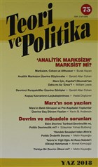 Teori ve Politika Dergisi Say: 75 Yaz 2018 Teori ve Politika Dergisi Yaynlar