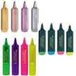 Faber Castell 4 Adet Metalik Renk 4 Adet effaf Renk 4 Adet Canl Renk Fosforlu Kalem Seti
