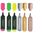 Faber Castell 6l fosforlu kalem seti 3 Metalik Normal renk fosforlu kalem seti