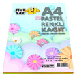 Notyaz Pastel Renkli Kat A4 Ebat (50 yaprak)