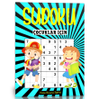 ocuklar in Sudoku Kitab-Mavi Serisi