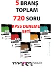 Marka Yaynlar KPSS Full Denene Seti 5 Bran