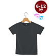 ocuk Unisex T-Shirt (6-12 ay) Siyah