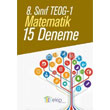 8. Sınıf TEOG 1 Matematik 15 Deneme Ekip Yayınları