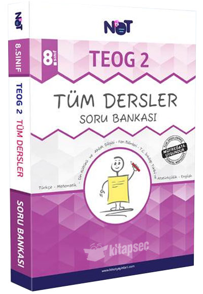 8. Sınıf TEOG 2 Tüm Dersler Soru Bankası Binot Yayınları