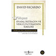Siyasal ktisadn ve Vergilendirmenin lkeleri David Ricardo  Bankas Kltr Yaynlar