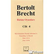Bertolt Brecht Btn Oyunlar Cilt: 4 Mitos Boyut Yaynlar