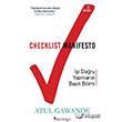 Checklist Manifesto Domingo Yayınevi