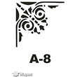 A-8 Stencil A Serisi 20x20 cm Artebella