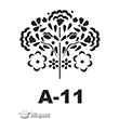 A-11 Stencil A Serisi 20x20 cm Artebella