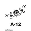 A-12 Stencil A Serisi 20x20 cm Artebella