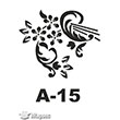 A-15 Stencil A Serisi 20x20 cm Artebella