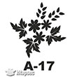 A-17 Stencil A Serisi 20x20 cm Artebella