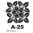 A-25 Stencil A Serisi 20x20 cm Artebella