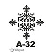 A-32 Stencil A Serisi 20x20 cm Artebella