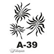A-39 Stencil A Serisi 20x20 cm Artebella