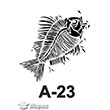 A-23 Stencil A Serisi 20x20 cm Artebella