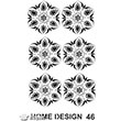 Home Design Stencl 35x50 cm HDS46 Artebella