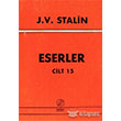 J. V. Stalin Eserler Cilt 15 nter Yaynlar