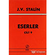 J. V. Stalin Eserler Cilt 9 nter Yaynlar