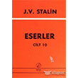 J. V. Stalin Eserler Cilt 10 nter Yaynlar