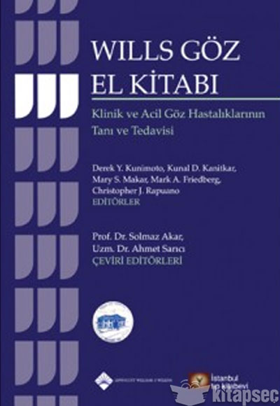 Wills Göz El Kitabı İstanbul Tıp Kitabevi