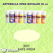 3001 Kafe Krem 30 cc Opak Boya Artebella