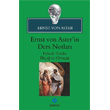 Ernst Von Aster in Ders Notlar Sentez Yaynlar
