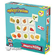 Meyveler ve Sebzeler-Eşleştirelim Kutu Oyunu (Karton) 7309 Kırkpabuç