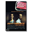 Film Afileri Fight Club Sert Kapak izgili 64903-7 Deffter