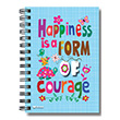 Lovely Happiness Is A Form Of Courage Sert Kapak izgili 64182-6 Deffter