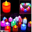 Kalpli-Renkli-Dumansz Pilli Tealight Mum Good Time