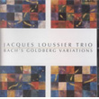 Bach`s Goldberg Variations Jacques Loussier Trio
