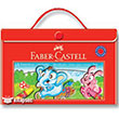 Redline Köşeli Pastel Boya 18 Renk 5281125119 Plastik Çanta Faber Castell