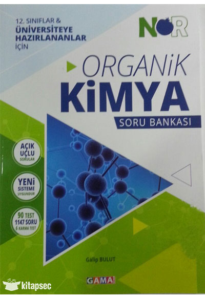 12. Sınıf Nar Organik Kimya Soru Bankası Gama Yayınları