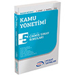 1. Snf 2. Yaryl Kamu Ynetimi km Snav Sorular Kod:5423 Murat Yaynlar