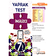 7.Snf ngilizce Yaprak Test Drt lem Yaynlar