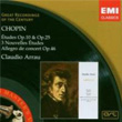 Chopin Etudes Allegro De Concert Claudio Arrau