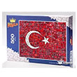Ahap Puzzle Trkiye Serisi - Bayrak Mozaik (TR06-D) King Of Puzzle