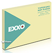 Yapışkanlı Not Kağıdı 10cm x 7,5cm Pastel Sarı 100 Yaprak YN10075-PS Exxo