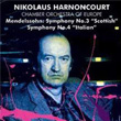 Mendelssohn Sinfonien 3 and 4 Nikolaus Harnoncourt