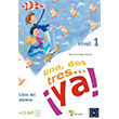 Uno Dos Tres ya 1 Libro del Alumno Ders Kitabı Audio Descargable 7 10 yaş İspanyolca Temel Seviye Nüans Publishing